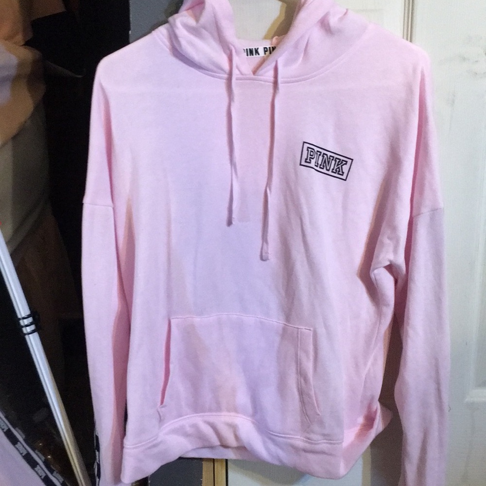 Victoria secrete light pink hoodie